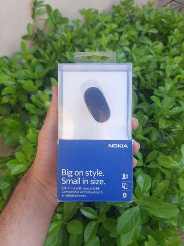 nokia 6100 satilir: Original Nokia blutuzlu nauşnik satılır. 1 dəfə istifadə olunub