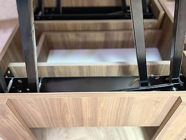 mebel sifarisi: Kvadrat masa, Transformer, Təkərsiz, Teksturalı laminat — 6