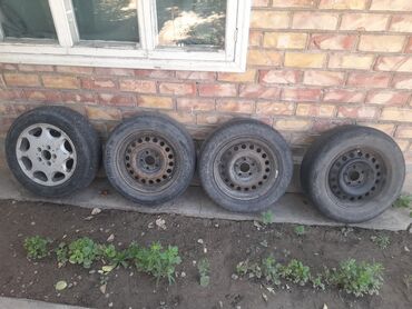 железные диски r15: Колеса в сборе 195 / 65 / R 15, Лето, Б/у, Комплект, Легковые, Железные, отверстий - 5