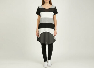 naoko sukienka w paski: Colours of the World, Sukienka damska, rozmiar S