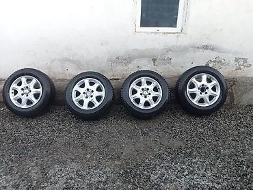 16 р: Колеса в сборе 225 / 60 / R 16, Зима, Б/у, Комплект, Легковые, Литые, отверстий - 5 — 1