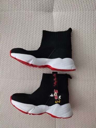 Kids' Footwear: Sneakers, Size: 26, color - Black, Minnie Mouse