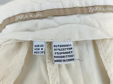 zero: Zara, Spodnie 3/4 damskie, rozmiar L — 4
