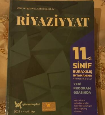 2 ci sinif riyaziyyat kitabi pdf yukle: Riyaziyyat Güvən 11ci sinif buraxılış imtahani üçün