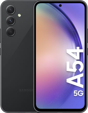 Samsung: Samsung Galaxy A54 5G, Б/у, 128 ГБ, цвет - Черный, 2 SIM, eSIM