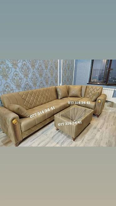 Mövzu: Künc divan dəsti – klassik dizayn, kapitone işləmə - Model: L