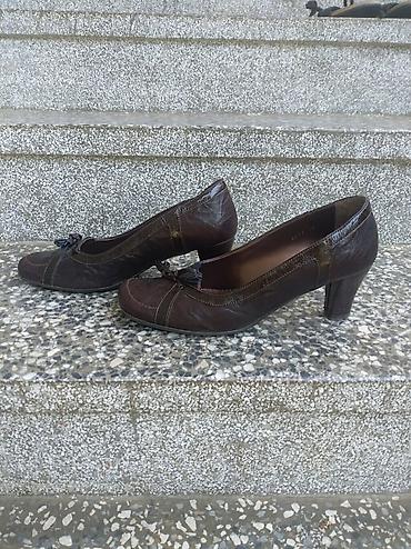 patike smederevo: ENEX kozne cipele br. 38 gaziste 25,5cm.Visina stikle 7cm stabilna i — 2
