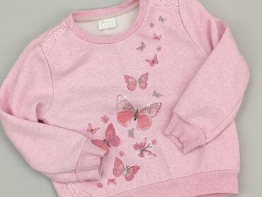 bluzka góralska z haftem: Sweatshirt, F&F, 3-4 years, 98-104 cm, condition - Very good