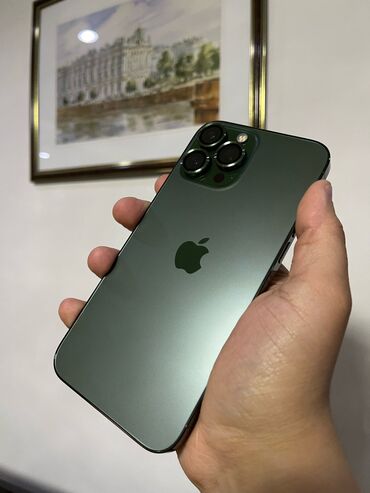 iphone 6 цена бишкек: IPhone 13 Pro, Колдонулган, 128 ГБ, Жашыл, Коргоочу айнек, Каптама, Кабель, 96 %