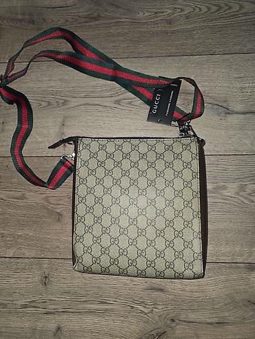 kipling monkey: Классическая сумка, Gucci, Материал: Комбинированный материал, Регулируемый ремень, Унисекс, Новый — 2