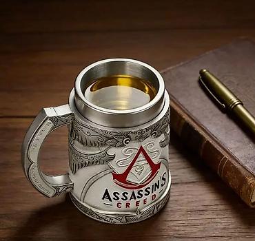 фото кружка: Кружка-кубок Assassin’s Creed - Тематический дизайн по мотивам игры — 3