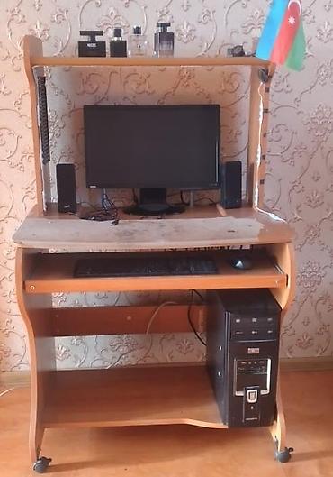 planşet alıram: Kompyuter masası və masaüstü PC seti Tərkib: - Kompyuter masası — 1