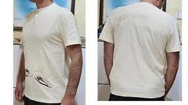 Majice: Men's T-shirt Off-White, bоја - Bež — 11