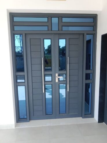 Giriş qapıları: Mənzil üçün Yeni Giriş qapısı Zamok ilə, Zəmanətli, Pulsuz quraşdırma, Rayonlara çatdırılma — 23