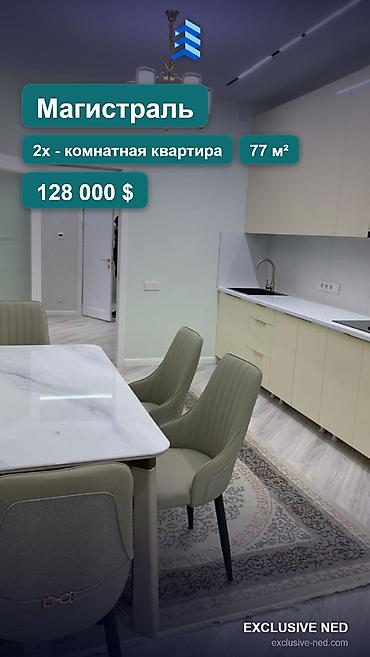 14: 2 комнаты, 77 м², Южная Магистраль Элитка, 2 этаж, Евроремонт — 1