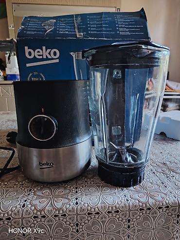 kokteyl blender: Beko blender - 1,5 l şüşə qab: ölçü cizgiləri ilə, qoxu və dad — 4