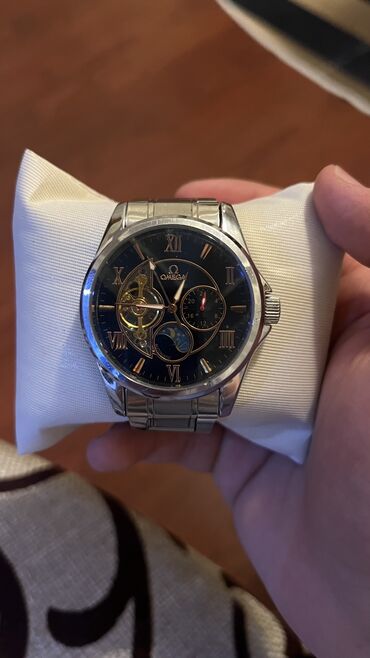цепочка серебро мужские: Срочно‼️‼️‼️ Продаю механические часы omega оригинал, все работает
