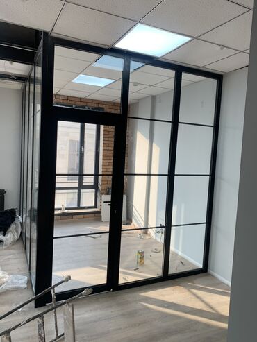 Алюминиевые окна на заказ: Перегородка Алюминиевый перегородка Цельно стеклянные Перегородки из — 23