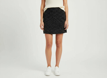 czarne spódnice dresowe: H&M, Women`s skirt, size S
