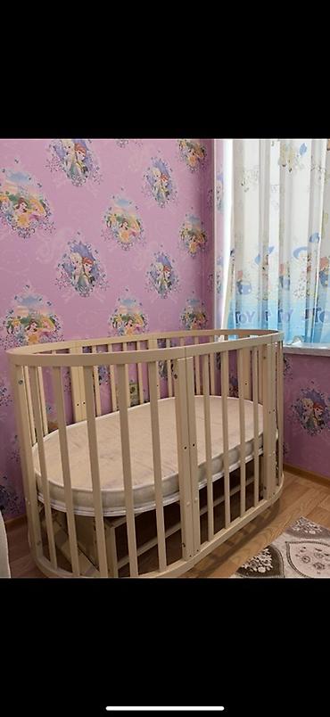 Beşiklər: Oğlan və qız üçün, İşlənmiş, Yumru, Beşik, Dəstsiz, Matras ilə, Yellənmə mexanizmi ilə — 2