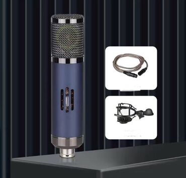 Студийный микрофон, поддерживает 48v от звуковой карты, качество