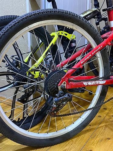 Velosipedlər: Toba “Super Sport” dağ velosipedi - Rəng: qırmızı-ağ - Çərçivə: Toba — 2