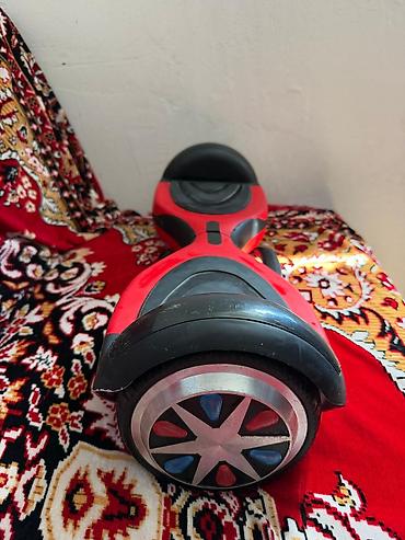 nerd oyunu yükle: Elektrikli hoverboard (qiro-skutər) – qırmızı-qara dizayn - Təkər — 2