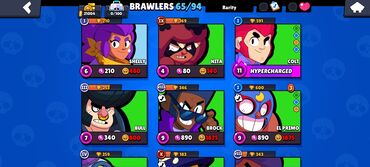 NES Classic: Brawl Stars hesabı – 65/94 döyüşçü açıq Xüsusiyyətlər: - Ümumi