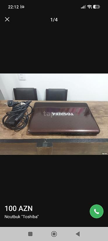iphone 13 işlenmiş: Toshiba noutbuk - Brend/model: Toshiba Satellite seriyası (qəhvəyi — 1