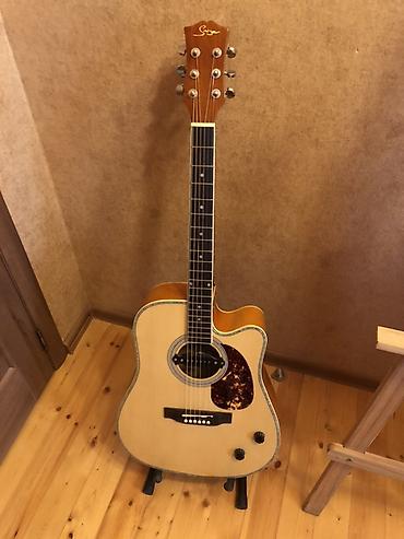 gitara simi: Elektro-akustik gitara – Smiger Full dreadnought Idealdir Canta ve — 1
