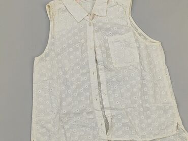 biała krótka bluzka: Blouse, H&M, 13 years, 152-158 cm, condition - Good