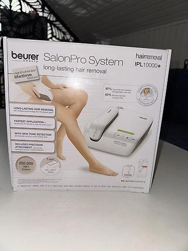epilator aparati: Lazer epilyatoru, Beurer, İşlənmiş, Ödənişli çatdırılma, Ünvandan götürmə — 1
