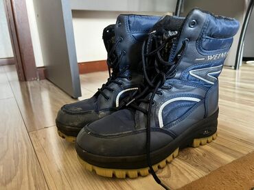лининг зимняя обувь: Сапоги, 38, цвет - Синий