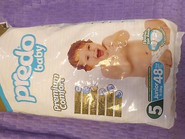 Alt paltarı, corablar: Predo Baby Premium Comfort uşaq bezi - Ölçü: 5 (Junior), 11–25 kq - — 1