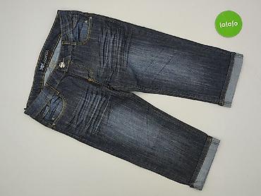 jeansy custom: Spodnie 3/4 damskie, rozmiar L — 2