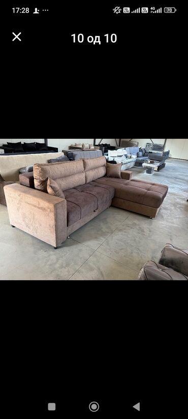 Ugaone garniture: Ugaona garnitura – moderni L oblik - Prostrana ugaona sofa sa dubokim — 5