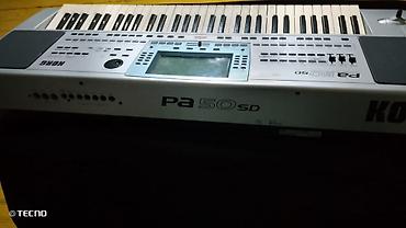 pianino akustik: Korg Pa50 SD aranjor klaviatura - 61 klaviş, velocity həssaslığı - SD — 2