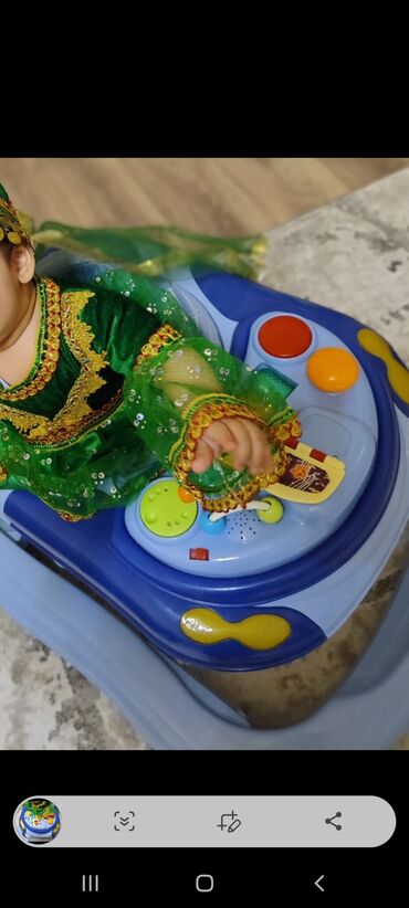 коврик для детей: Uşaq yeriməsi – musiqili və işıqlı fəaliyyət paneli ilə - Rəng: açıq