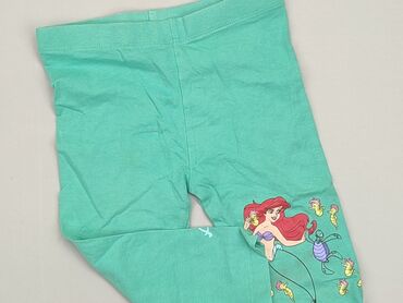 czarne szerokie spodnie z dziurami: 3/4 Children's pants Disney, 4-5 years, condition - Good