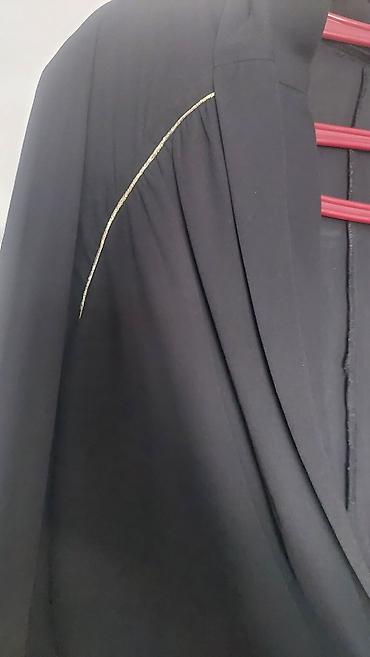 perle: Elegantni crni bodi-bluza sa dugim rukavima. - Model: bodi sa — 3
