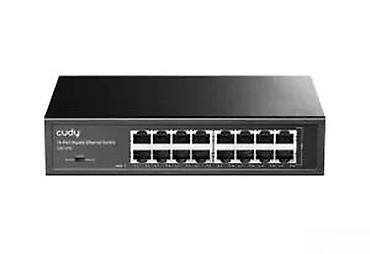 Modemi, ruteri i mrežni uređaji: Cudy GS1016 – 16-portni gigabitni Ethernet svič - 16x RJ45 — 16