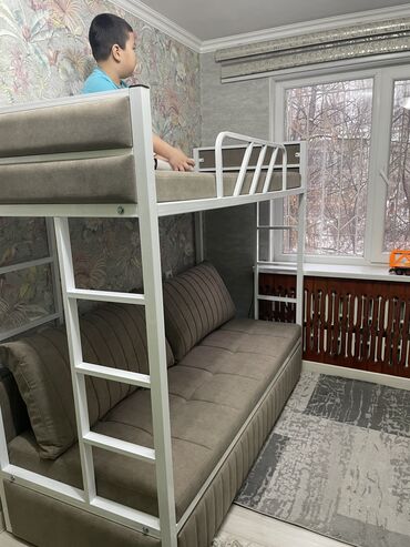купить двухъярусную кровать с диваном: Двухъярусная Кровать, Новый