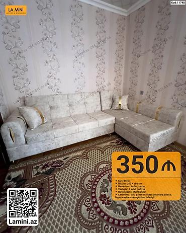 Divanlar: Künc divan – rahat və funksional dizayn - Ölçülər: 260 × 160 sm - — 1