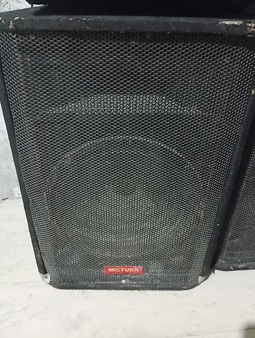 ət çəkən maşın: Səs sistemi komplekti satılır. Dəstə 2 ədəd MISTUBA akustik kolonka və — 1