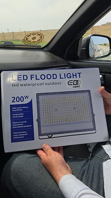 Прожекторы: LED FLOOD LIGHT – LED suya davamlı açıq məkan proyektoru - Güc: 200W — 1