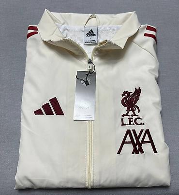 одежд: Adidas тренировочная ветровка Liverpool FC - Официальный мерч LFC — 4