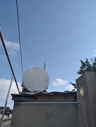 бак для воды купить в баку: Metallik silindrik su/yanacaq çəni - Material: qalın divarlı polad - — 2