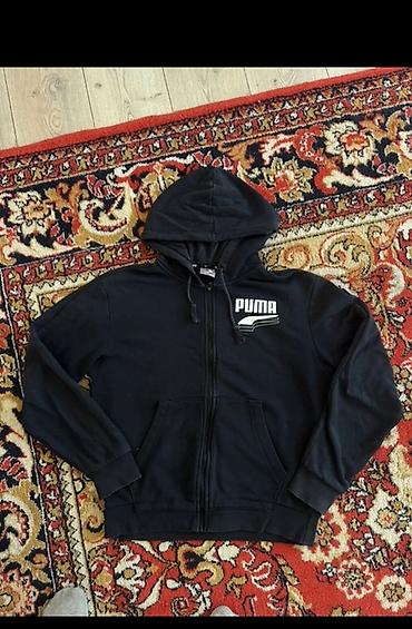 толстовка пума: Мужская толстовка, M, Puma, Б/у, цвет - Черный — 1