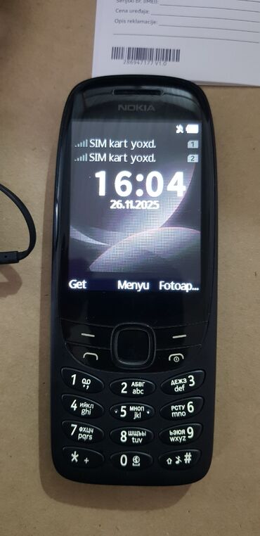 Nokia: Nokia 6210 Navigator, rəng - Qara, Düyməli — 3