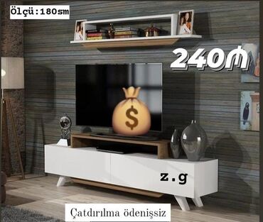 TV altlığı: TV stend rəng seçimi var